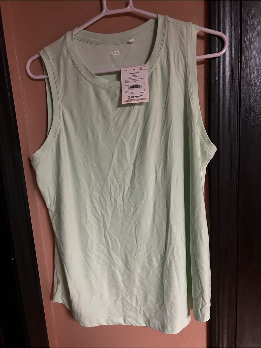 Men’s DSG Sleeveless Moisture wicking Movement Tank Top - with tags Seafoam Sage